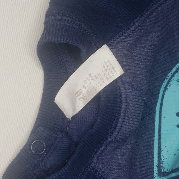 NWOT H&M Crewneck + Patchwork Jeans Elastic + JOE FRESH Canvas Slip On Shoes - Picture 4 of 9